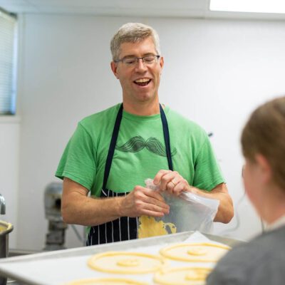 EDUcamp Jr, Pastry Perfection Culinary Camp for Middle School, BJU, June 18, 2021. (Derek Eckenroth)